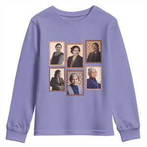 Rosa Parks Youth Sweatshirt African American Civil Rights Legacy TS12 Violet Print Your Wear