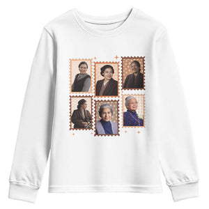 Rosa Parks Youth Sweatshirt African American Civil Rights Legacy TS12 White Print Your Wear