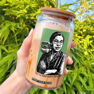 Rosa Parks Quote Glass Can Never Be Fearful When It Is Right TS12 White Print Your Wear