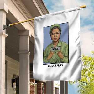 Nope Rosa Parks Garden Flag Female Empowerment History Gift TS12 Print Your Wear