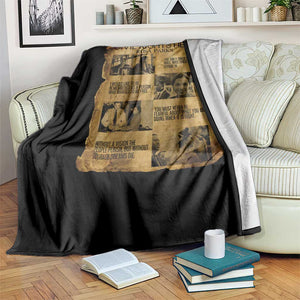 Rosa Parks Quote Throw Blanket Civil Rights History Hero TS12 Print Your Wear