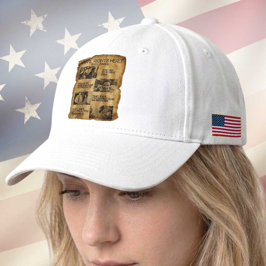 Rosa Parks Quote Baseball Cap Civil Rights History Hero TS12 Print Your Wear
