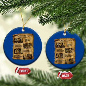 Rosa Parks Quote Ceramic Ornament Civil Rights History Hero TS12 1pc Blue Print Your Wear