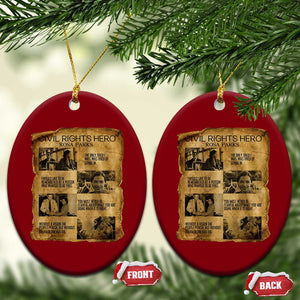 Rosa Parks Quote Ceramic Ornament Civil Rights History Hero TS12 Print Your Wear