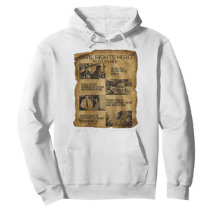 Rosa Parks Quote Hoodie Civil Rights History Hero TS12 White Print Your Wear