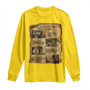 Rosa Parks Quote Long Sleeve Shirt Civil Rights History Hero TS12 Daisy Print Your Wear