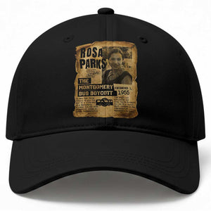 Vintage Rosa Parks Baseball Cap Groovy Black History Month TS12 Print Your Wear