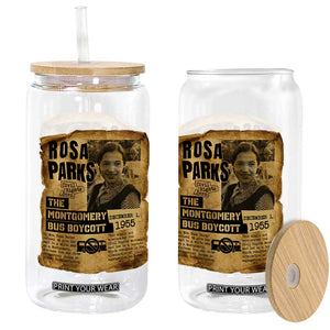 Vintage Rosa Parks Glass Can Groovy Black History Month TS12 Print Your Wear