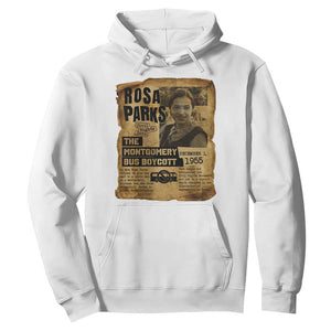 Vintage Rosa Parks Hoodie Groovy Black History Month TS12 White Print Your Wear