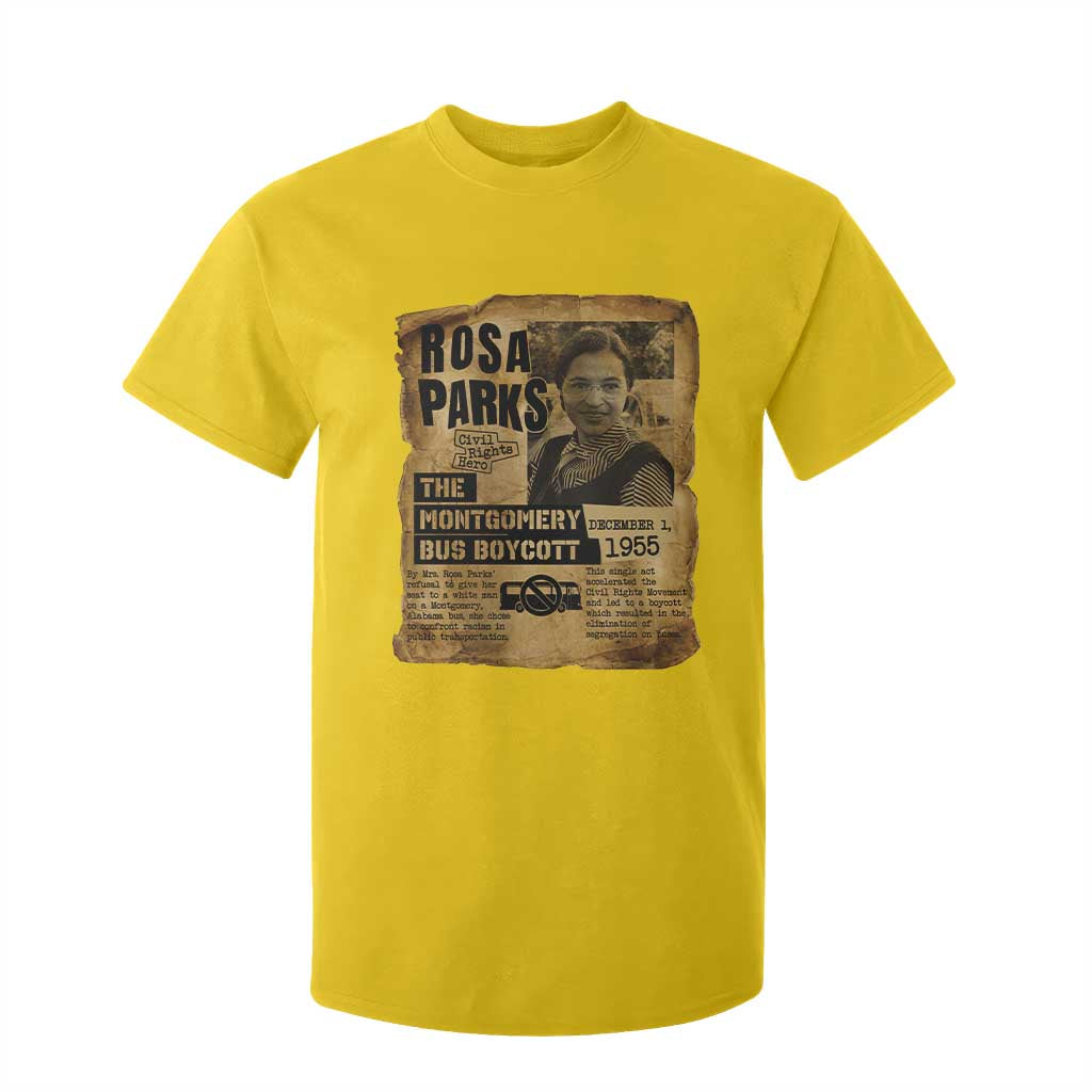 Vintage Rosa Parks T Shirt For Kid Groovy Black History Month TS12 Daisy Print Your Wear