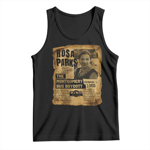 Vintage Rosa Parks Tank Top Groovy Black History Month TS12 Black Print Your Wear