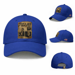 Vintage Rosa Parks Baseball Cap Women Empowerment Inspirational Quote TS12 Baseball Cap Universal Fit Royal Blue Print Your Wear