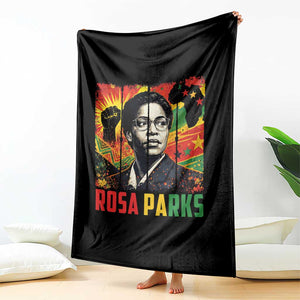 Rosa Parks Throw Blanket Strong Black Women Pride TS12 Print Your Wear
