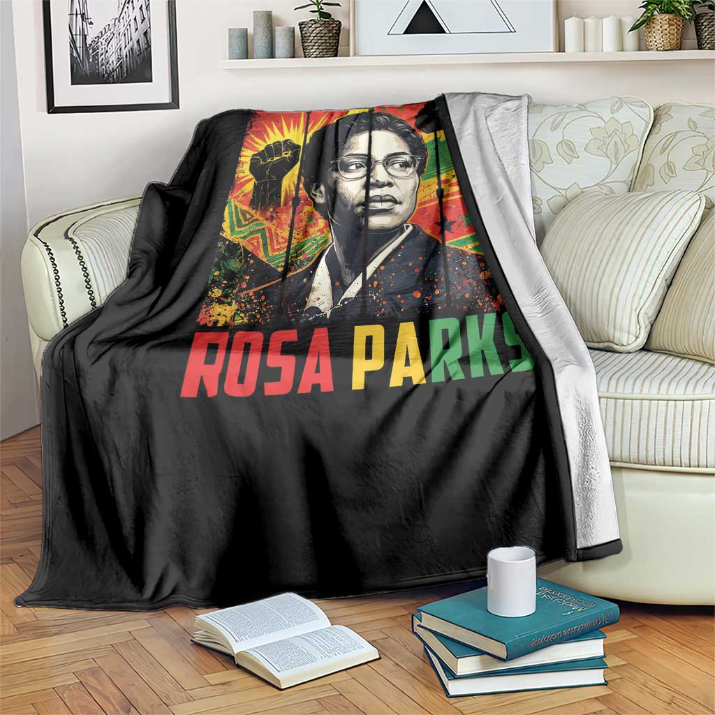 Rosa Parks Throw Blanket Strong Black Women Pride TS12 Print Your Wear