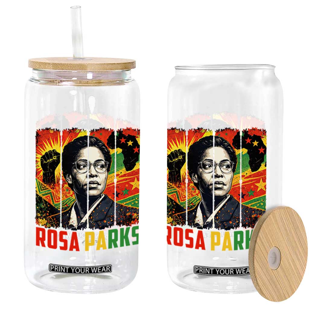 Rosa Parks Glass Can Strong Black Women Pride TS12 Print Your Wear