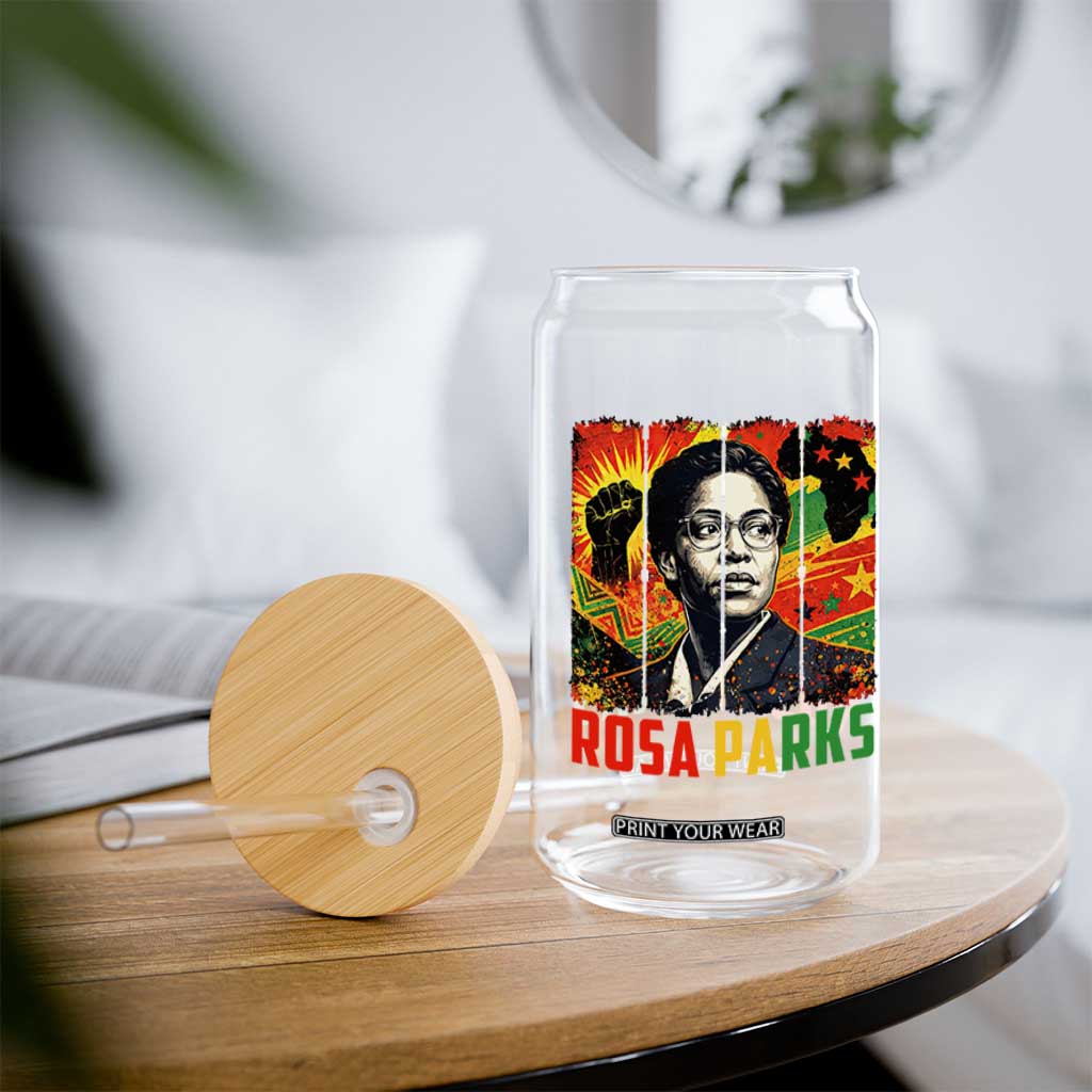 Rosa Parks Glass Can Strong Black Women Pride TS12 Print Your Wear