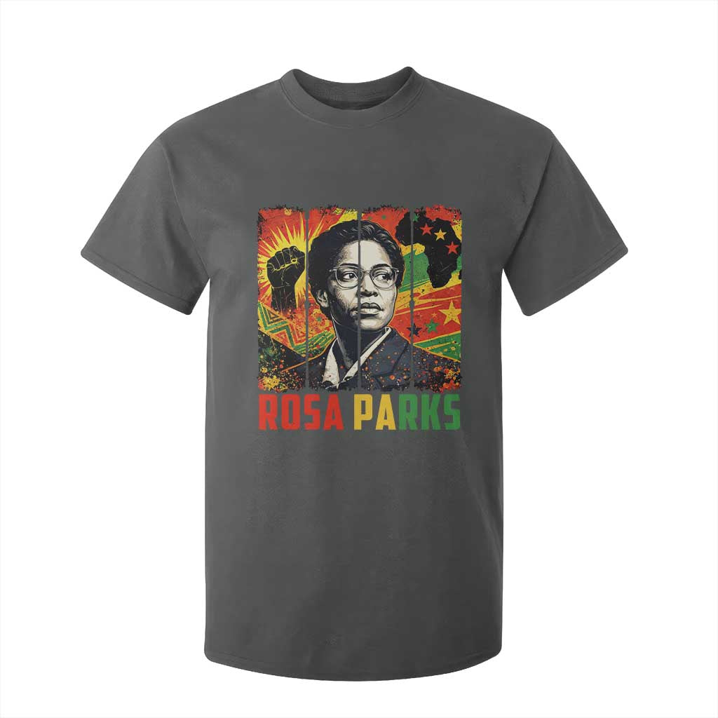 Rosa Parks T Shirt For Kid Strong Black Women Pride TS12 Dark Heather Print Your Wear