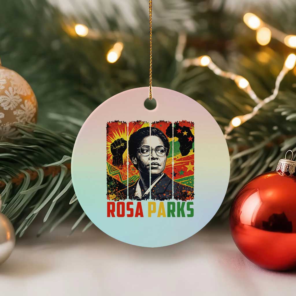 Rosa Parks Ceramic Ornament Strong Black Women Pride TS12 1pc Pastel Print Your Wear