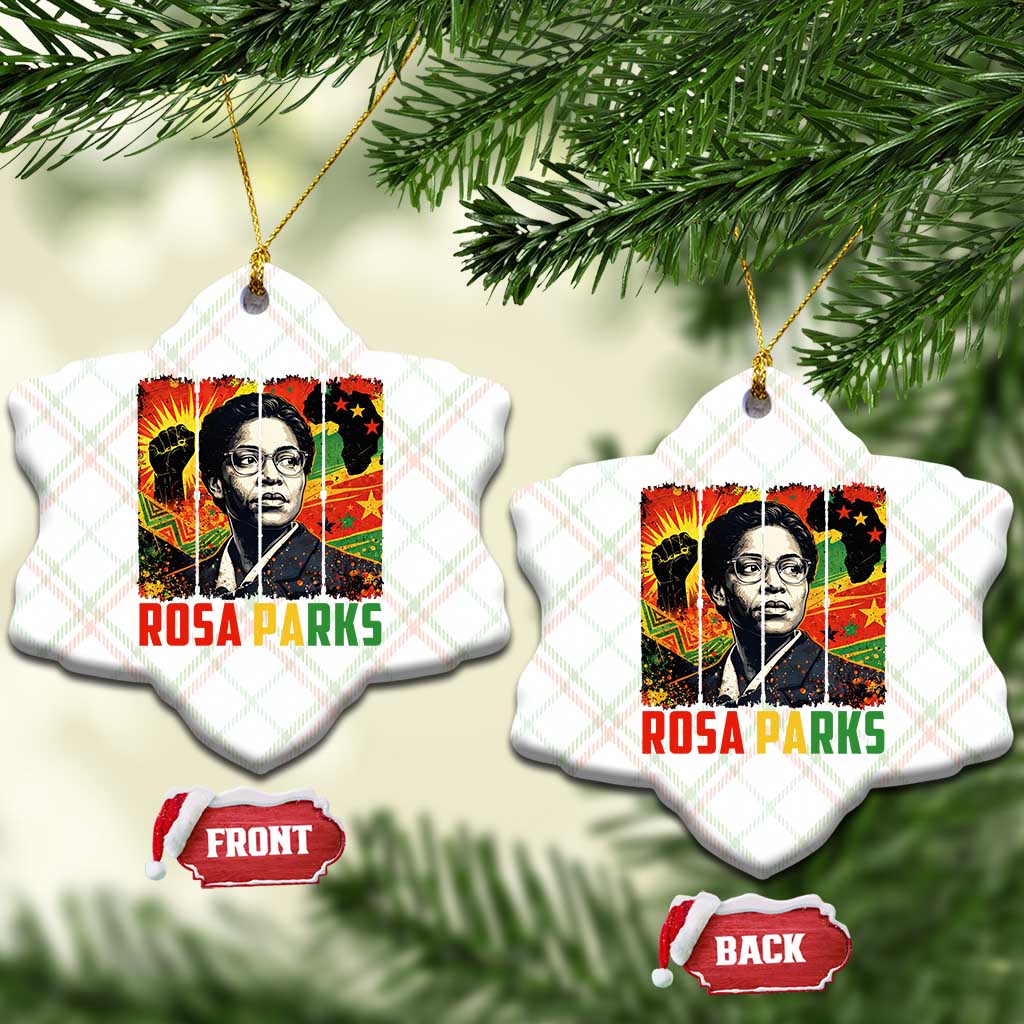 Rosa Parks Ceramic Ornament Strong Black Women Pride TS12 Print Your Wear