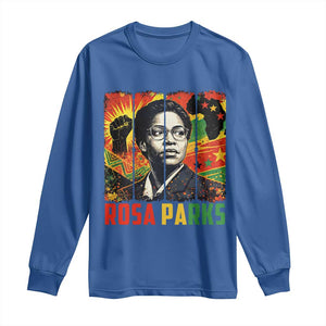 Rosa Parks Long Sleeve Shirt Strong Black Women Pride TS12 Royal Blue Print Your Wear