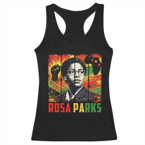 Rosa Parks Racerback Tank Top Strong Black Women Pride TS12 Black Print Your Wear