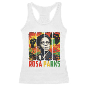 Rosa Parks Racerback Tank Top Strong Black Women Pride TS12 White Print Your Wear