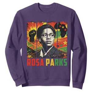 Rosa Parks Sweatshirt Strong Black Women Pride TS12 Purple Print Your Wear