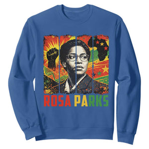Rosa Parks Sweatshirt Strong Black Women Pride TS12 Royal Blue Print Your Wear