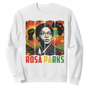 Rosa Parks Sweatshirt Strong Black Women Pride TS12 White Print Your Wear