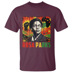 Rosa Parks T Shirt Strong Black Women Pride TS12 Maroon Print Your Wear