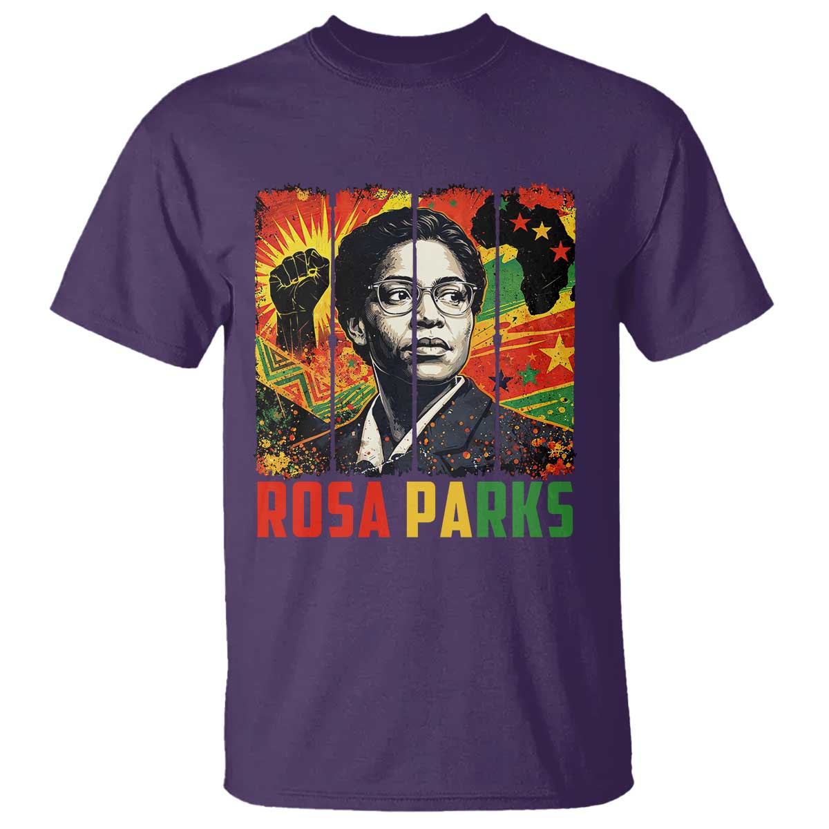 Rosa Parks T Shirt Strong Black Women Pride TS12 Purple Print Your Wear