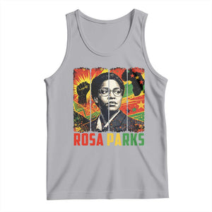 Rosa Parks Tank Top Strong Black Women Pride TS12 Athletic Heather Print Your Wear