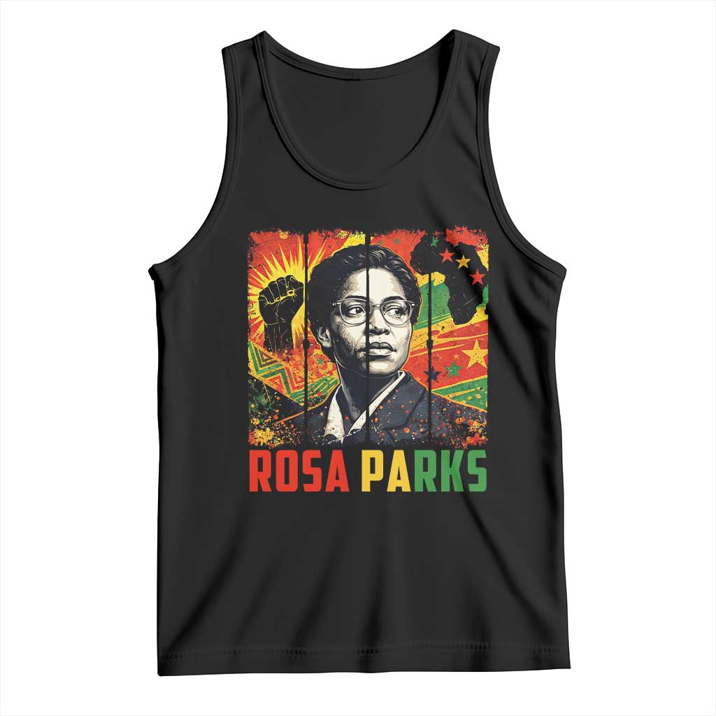 Rosa Parks Tank Top Strong Black Women Pride TS12 Black Print Your Wear