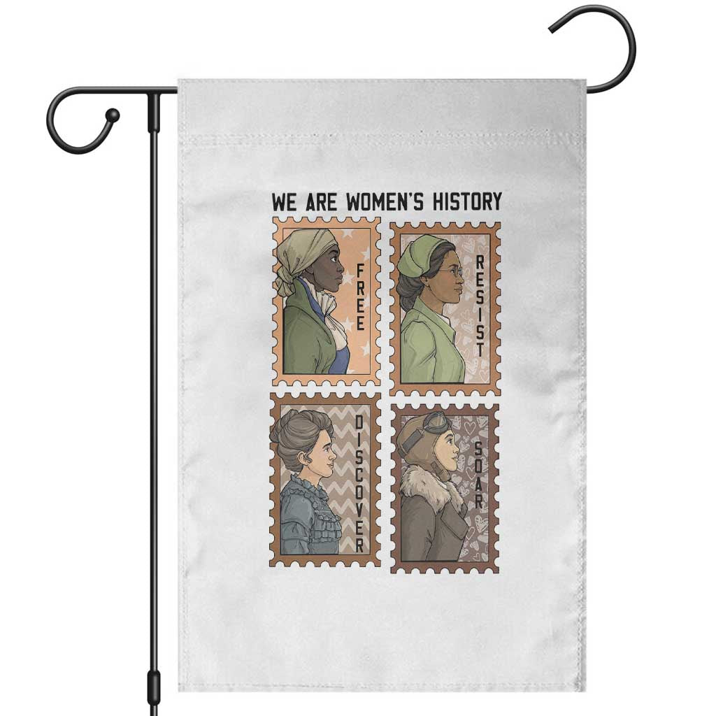 Black Women History Leaders Garden Flag Womens History Month TS12 White Print Your Wear