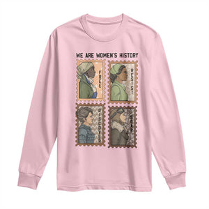 Black Women History Leaders Long Sleeve Shirt Womens History Month TS12 Light Pink Print Your Wear