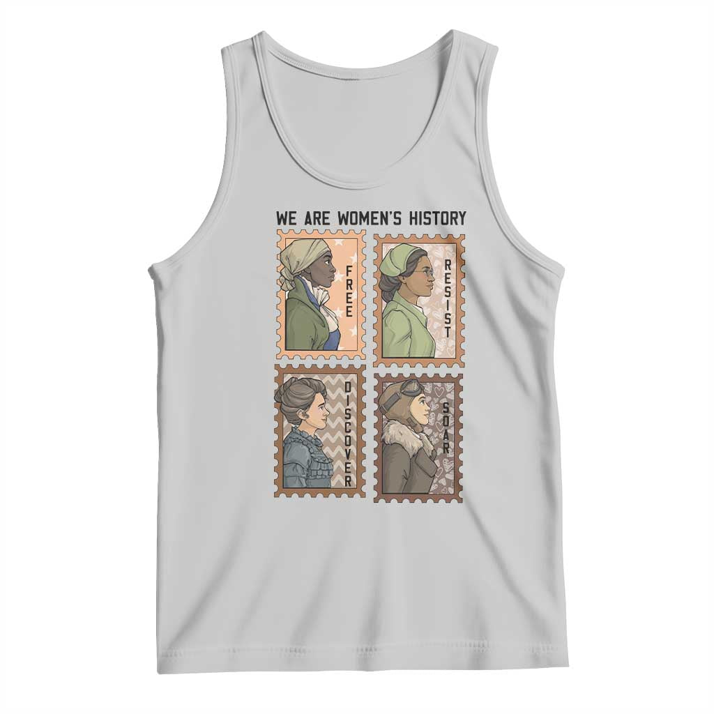 Black Women History Leaders Tank Top Womens History Month TS12 Ash Print Your Wear