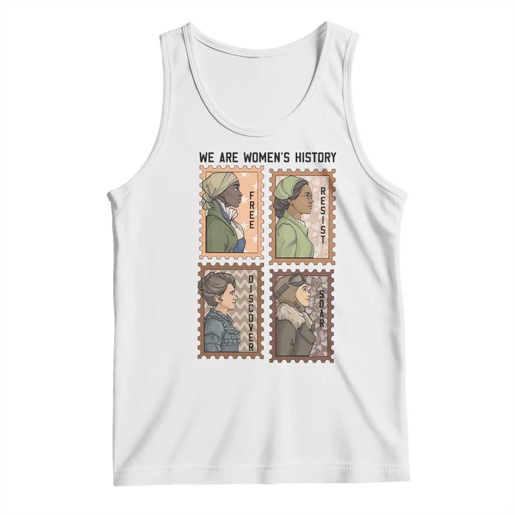 Black Women History Leaders Tank Top Womens History Month TS12 White Print Your Wear