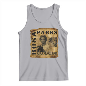 Rosa Parks Change The World Quote Tank Top Black Women Leader TS12 Athletic Heather Print Your Wear