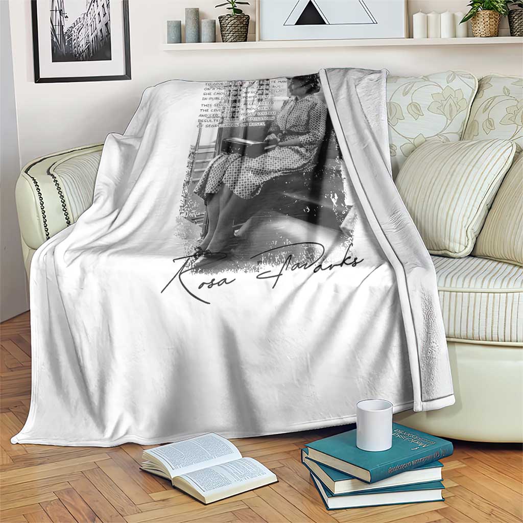 Rosa Parks Montgomery Bus Boycott Throw Blanket Civil Rights History TS12 Print Your Wear