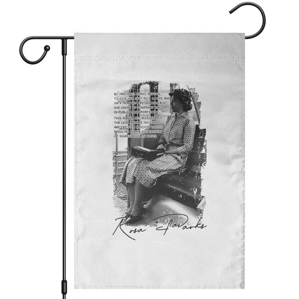 Rosa Parks Montgomery Bus Boycott Garden Flag Civil Rights History TS12 White Print Your Wear