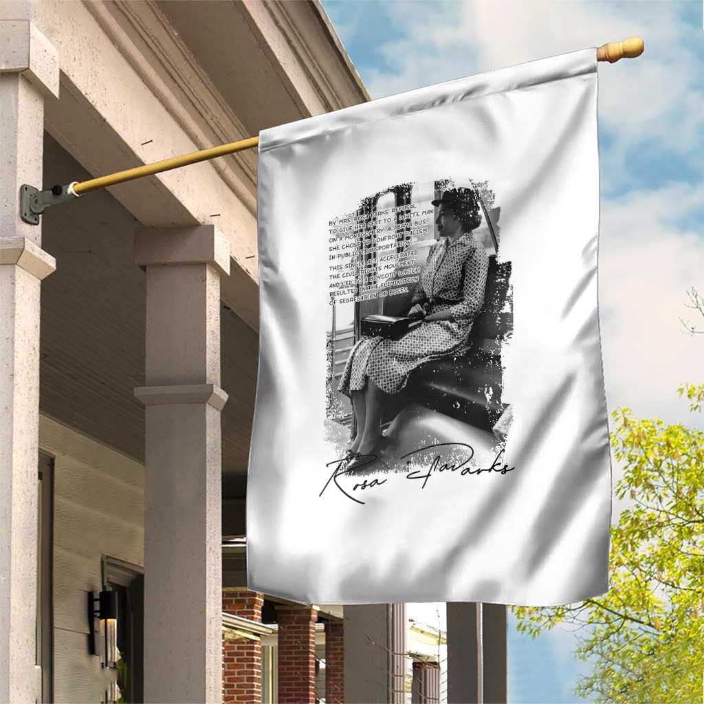 Rosa Parks Montgomery Bus Boycott Garden Flag Civil Rights History TS12 Print Your Wear