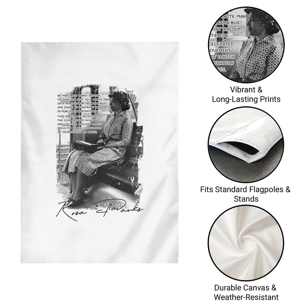 Rosa Parks Montgomery Bus Boycott Garden Flag Civil Rights History TS12 Print Your Wear