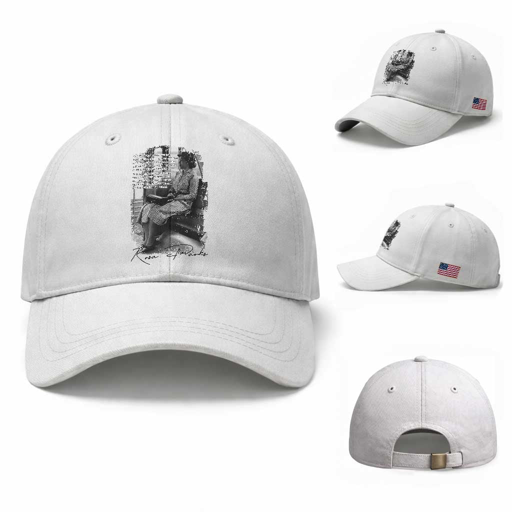Rosa Parks Montgomery Bus Boycott Baseball Cap Civil Rights History TS12 Baseball Cap Universal Fit White Print Your Wear