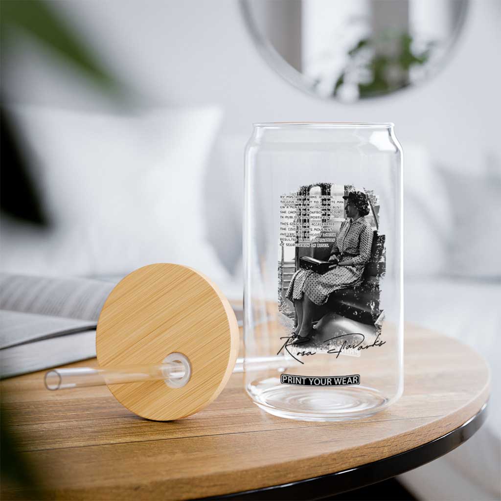 Rosa Parks Montgomery Bus Boycott Glass Can Civil Rights History TS12 Print Your Wear