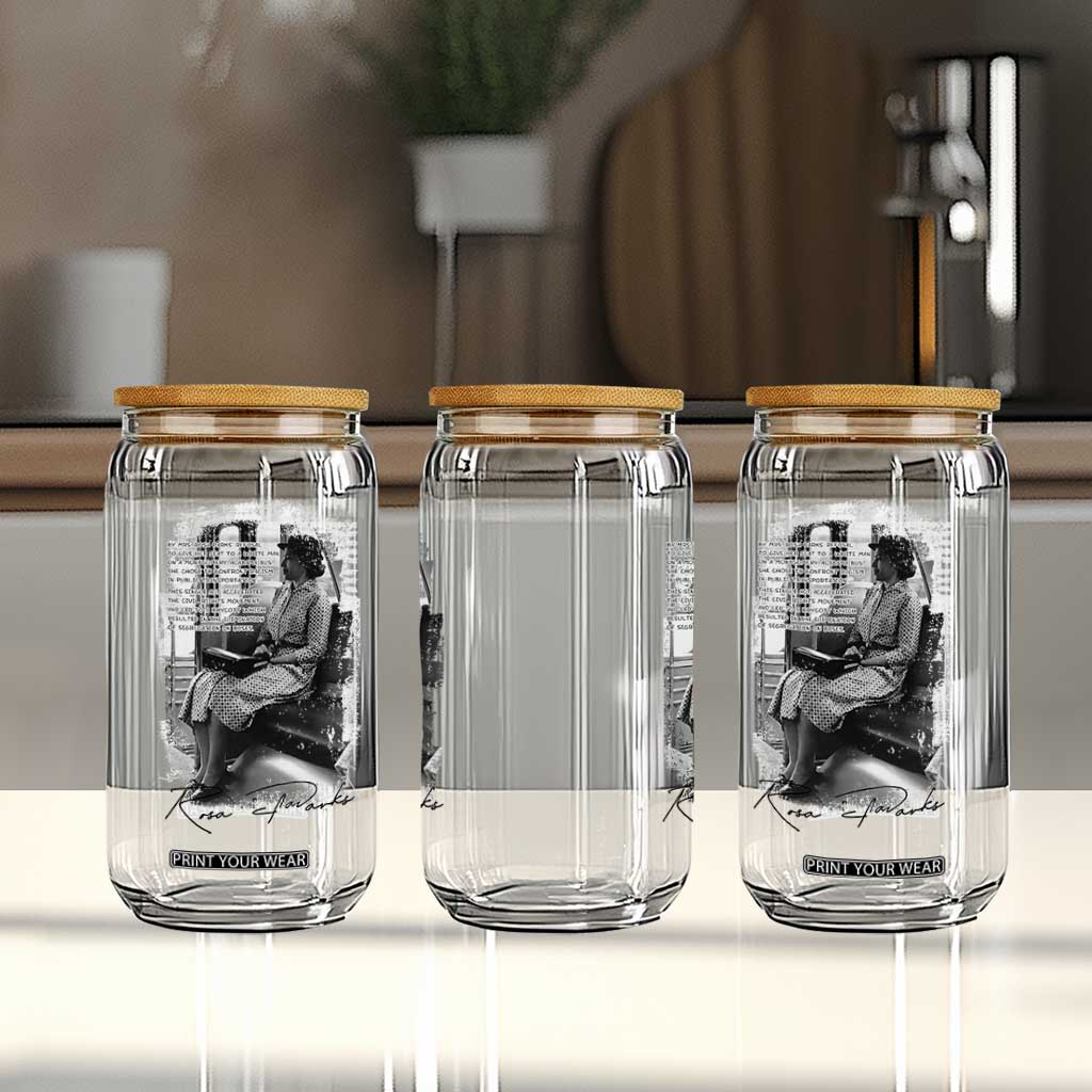Rosa Parks Montgomery Bus Boycott Glass Can Civil Rights History TS12 Print Your Wear