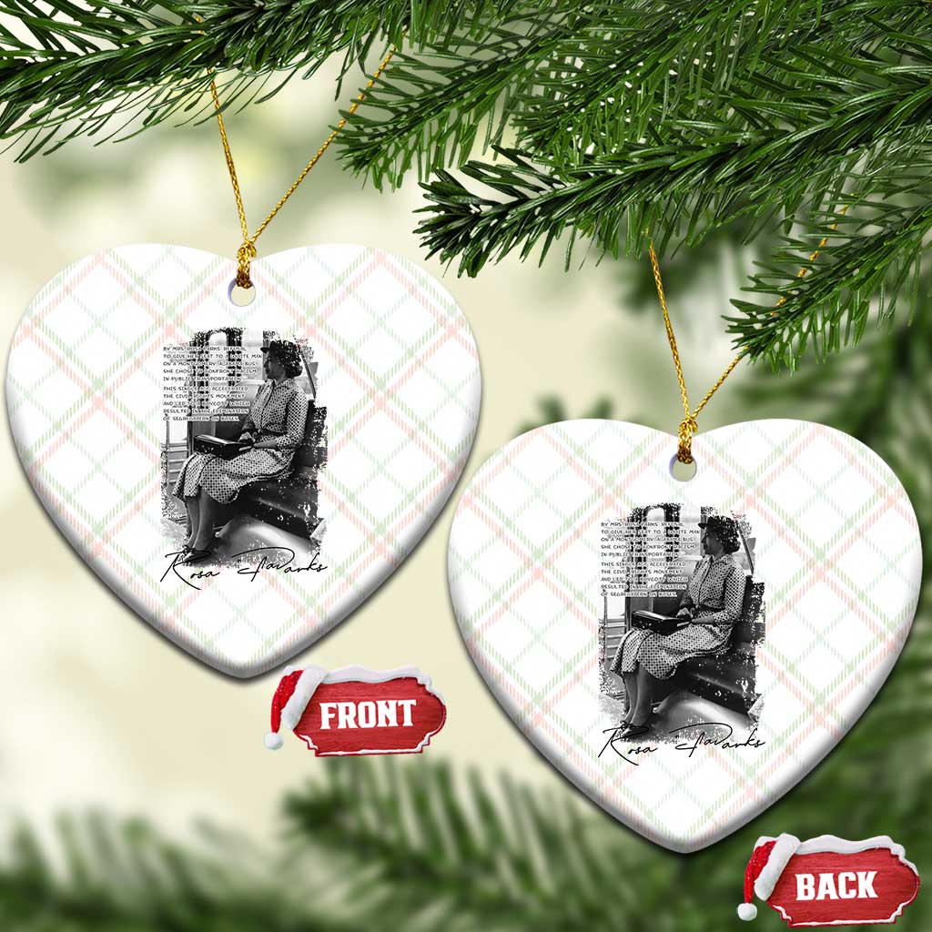 Rosa Parks Montgomery Bus Boycott Ceramic Ornament Civil Rights History TS12 Print Your Wear