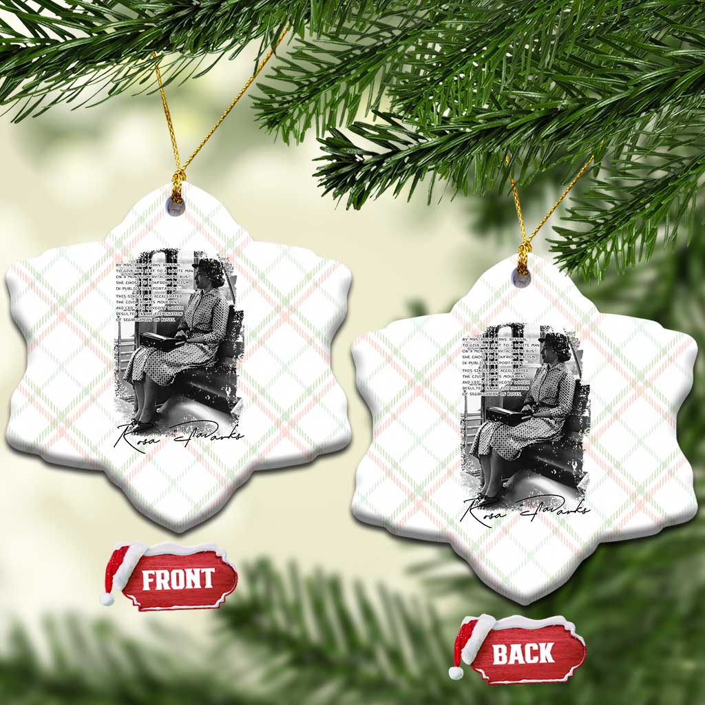 Rosa Parks Montgomery Bus Boycott Ceramic Ornament Civil Rights History TS12 Print Your Wear