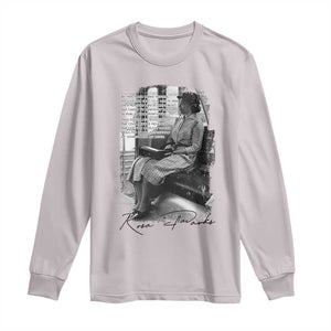 Rosa Parks Montgomery Bus Boycott Long Sleeve Shirt Civil Rights History TS12 Ice Gray Print Your Wear