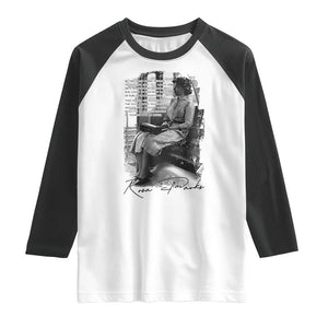 Rosa Parks Montgomery Bus Boycott Raglan Shirt Civil Rights History TS12 White Black Print Your Wear