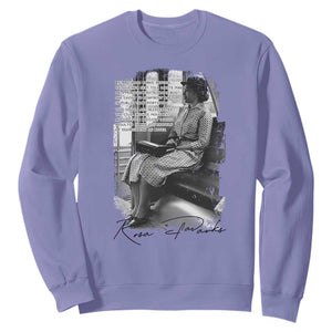 Rosa Parks Montgomery Bus Boycott Sweatshirt Civil Rights History TS12 Violet Print Your Wear